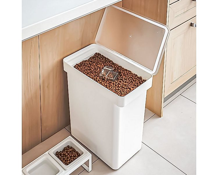 Yamazaki Futterbehälter "Tower" Futterbox 41x42x24cm mit Dosierbecher, Kuns günstig online kaufen