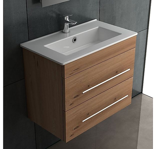 Alpenberger Badezimmer-Set Waschbecken mit Unterschrank - Waschbeckenunters günstig online kaufen