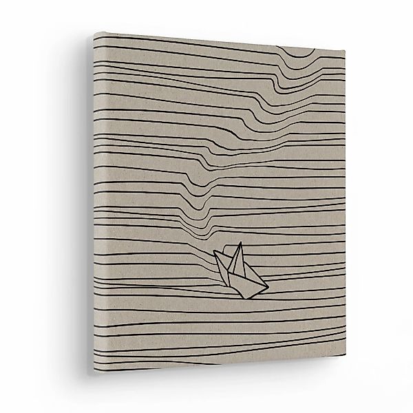 Komar Leinwandbild "Against the stream - Größe 30 x 30 cm" Natur 1 Stk. tlg günstig online kaufen
