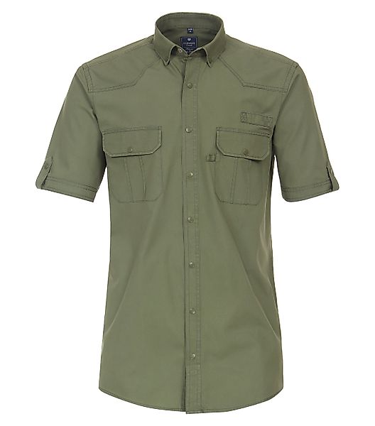 Redmond Kurzarmhemd uni Comfort Fit günstig online kaufen