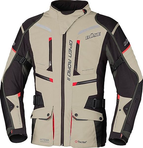 Büse Motorradjacke Open Road II Motorrad Textiljacke (winddicht, wasserdich günstig online kaufen