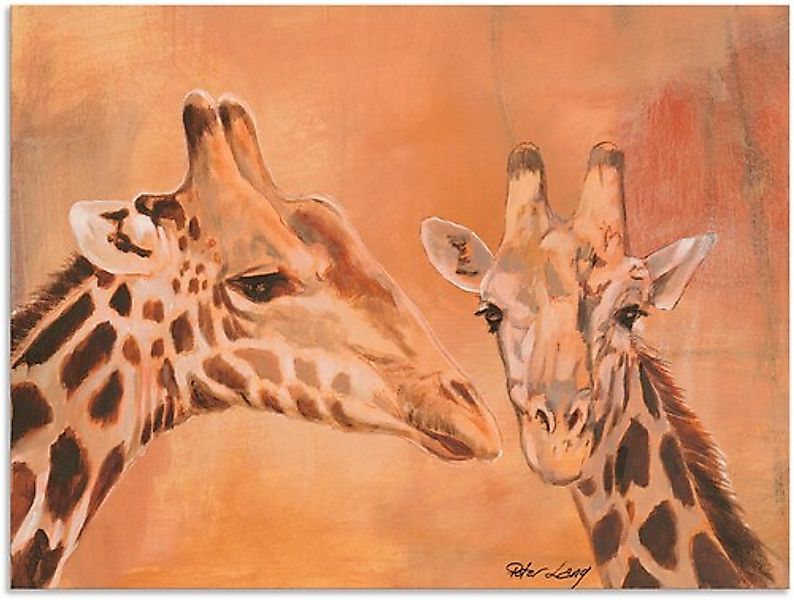 Artland Wandbild "Giraffen", Wildtiere, (1 St.), als Alubild, Outdoorbild, günstig online kaufen