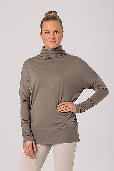 SUPER.NATURAL Rollkragenpullover Merino Sweatshirt W SKIING günstig online kaufen