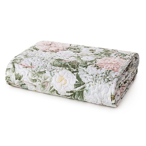 Eurofirany Tagesdecke Tagesdecke 200x220 cm Blumenmuster günstig online kaufen