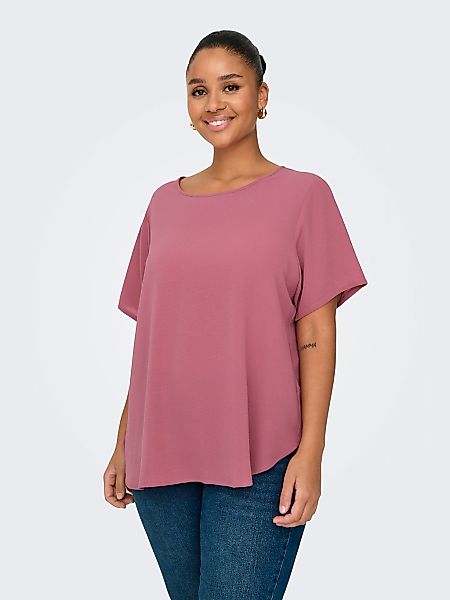 ONLY CARMAKOMA Shirtbluse "CARVICA SS TOP WVN NOOS" günstig online kaufen