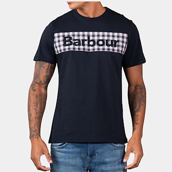 Barbour  T-Shirt Bancroft tailored t-shirt - navy günstig online kaufen