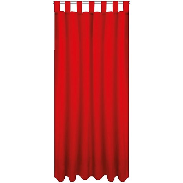 Bestlivings Dekoschal Ellen Schlaufen 140 cm x 245 cm Rot günstig online kaufen