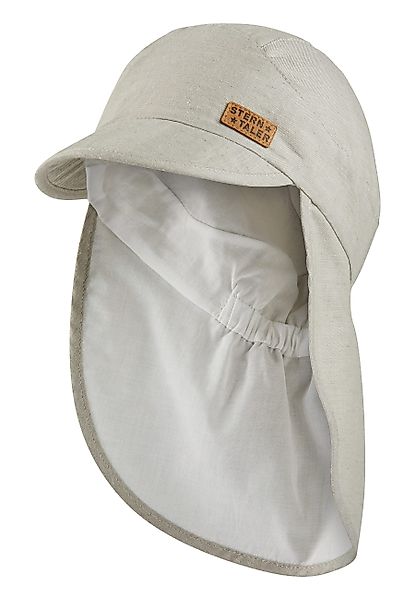Sterntaler® Schirmmütze Schirmmütze mit Nackenschutz melange günstig online kaufen