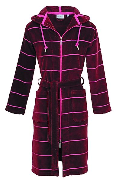 Carl Ross Damenbademantel 522410, Midilänge, Velours, günstig online kaufen