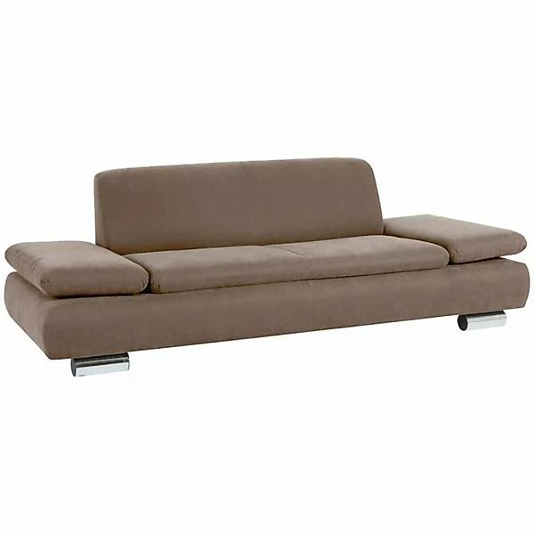 58 aufm Kessel Sofa Sofa 2,5-Sitzer Kaye Bezug Veloursstoff Metallfuß, Spar günstig online kaufen