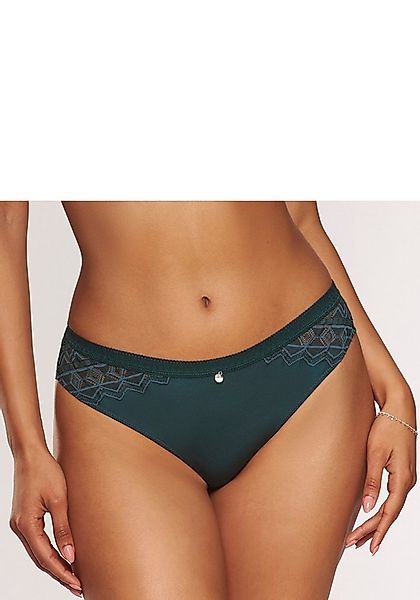 s.Oliver String Romane mit graphischer Spitze in transparenter Optik günstig online kaufen