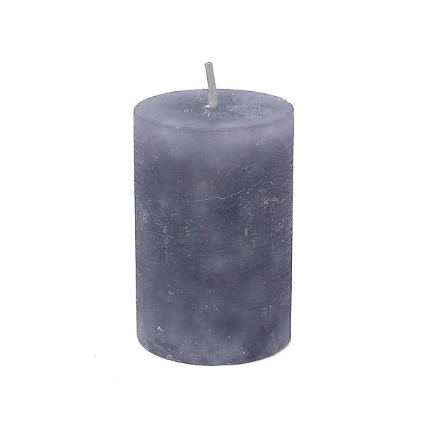 B&S Stumpenkerze Stumpenkerze frostgrau 7,5 x günstig online kaufen