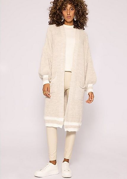 SASSYCLASSY Longstrickjacke Oversize Strickjacke Damen lang günstig online kaufen