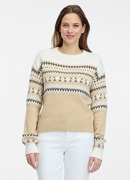 Ragwear Rundhalspullover OSLANA mit Jacquard Strickmuster, Rundhals, normal günstig online kaufen