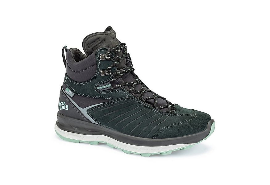 Hanwag Blueridge ES (Veloursleder, wasserdicht) petrol/mint Damen Wandersch günstig online kaufen