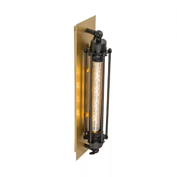 Wandlampe RETRO LOFT KR-E27-GOLD-BLACK günstig online kaufen