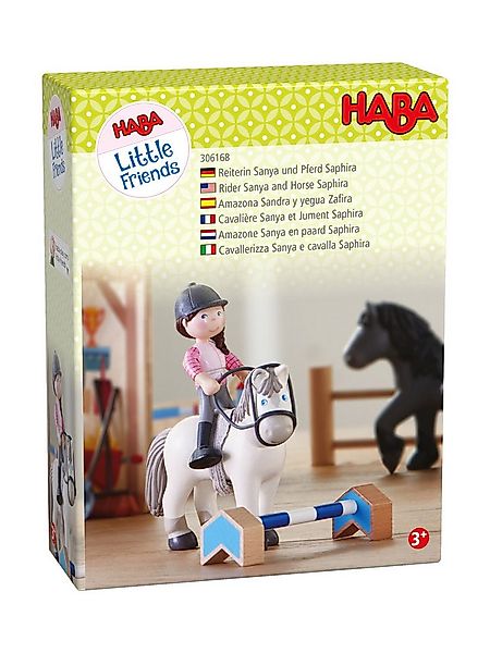 Haba Minipuppe Little Friends – Reiterin Sanya und Pferd Saphira, unisex ne günstig online kaufen