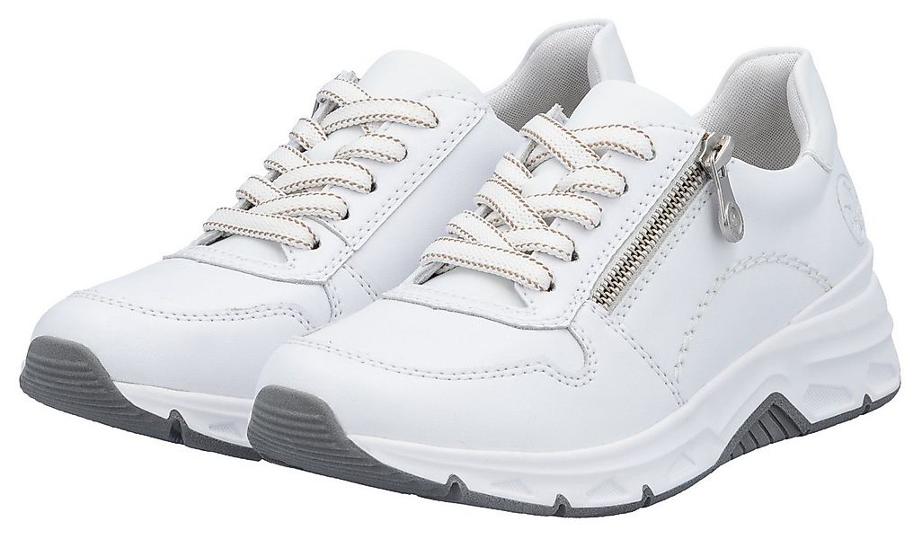Rieker Sneaker mit seitlichem Reißverschluss, Freizeitschuh, Halbschuh, Sch günstig online kaufen