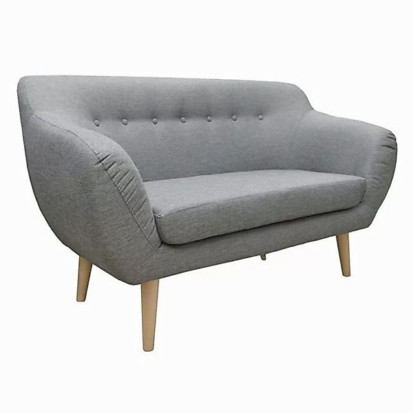 Xlmoebel 2-Sitzer Graues Designer Polster-Sofa Moderner Relax-Zweisitzer Lu günstig online kaufen