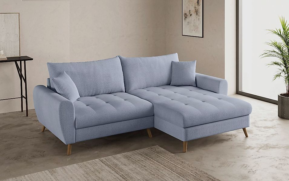Mr. Couch Ecksofa "Blackburn II, L-Form", Mit Kaltschaumpolsterung bis 140 günstig online kaufen