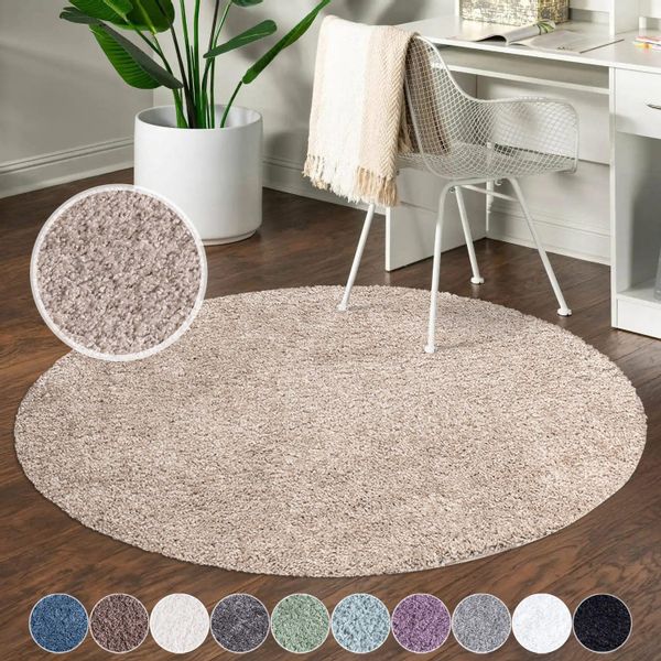 Carpet City Hochflor-Teppich City Shaggy, rund, günstig online kaufen