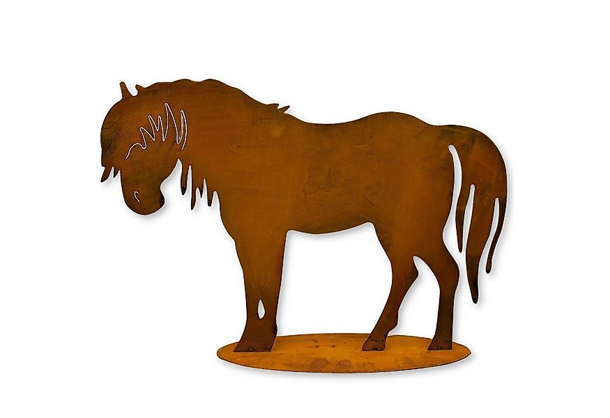 Rostikal Gartenfigur Pferd Dekofigur Gartendeko Rost, echter Rost günstig online kaufen