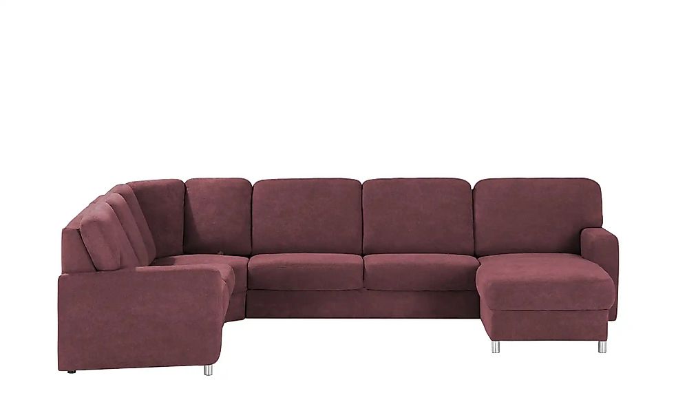smart Wohnlandschaft  Valencia ¦ rot ¦ Maße (cm): B: 341 Polstermöbel > Sof günstig online kaufen