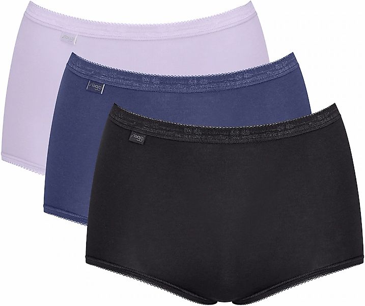 sloggi Maxislip "Basic+", (3er Pack), Baumwollmischung, weiche Nähte, Singl günstig online kaufen
