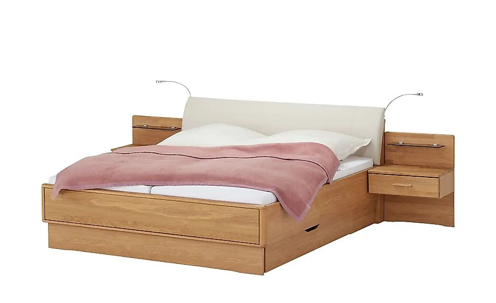 Woodford Bettanlage  Kyran ¦ holzfarben ¦ Maße (cm): B: 309 H: 97 Betten > günstig online kaufen