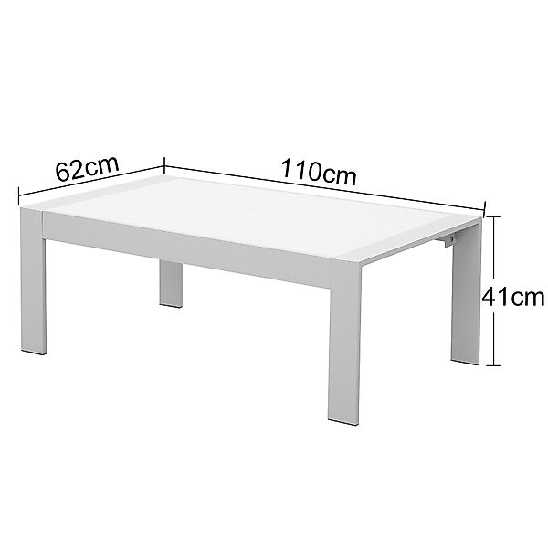 MeXo Gartenlounge-Set XXL Gartenmöbel Set Aluminium günstig online kaufen