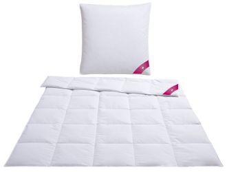 RIBECO Daunenbettdecke + Kopfkissen "Johanna" Wohlfühlkomfort mit den Vorzü günstig online kaufen