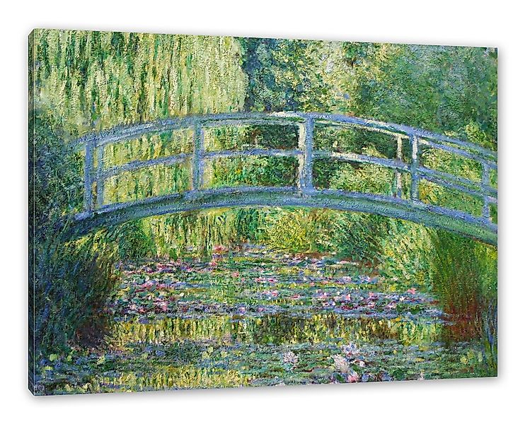 Pixxprint Leinwandbild Claude Monet - japanische günstig online kaufen