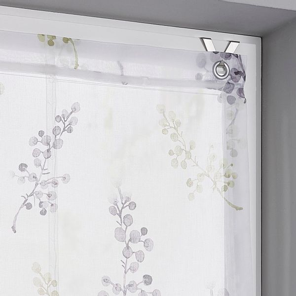 Kutti Raffrollo "Danny" mit Hakenaufhängung freihängend bedruckt, Montage o günstig online kaufen