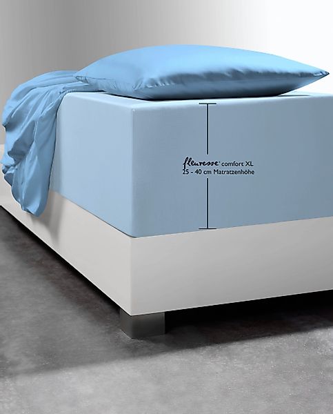 fleuresse Spannbettlaken Comfort XL, Mako-Jersey, Gummizug: günstig online kaufen