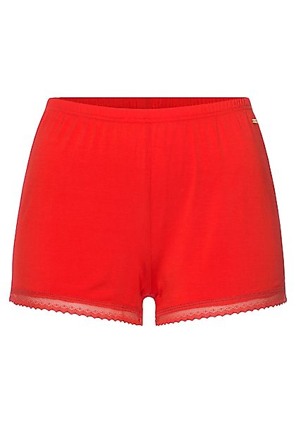 LASCANA Schlafshorts, mit Spitzenbesatz günstig online kaufen
