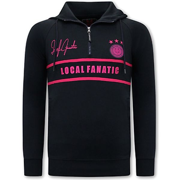 Local Fanatic  Sweatshirt Hoodie Mit Halbem Reißverschluss günstig online kaufen