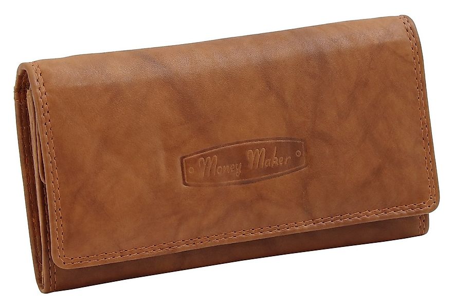 Money Maker Geldbörse aus Leder - Damen Portmonee mit RFID-Schutz - viele F günstig online kaufen