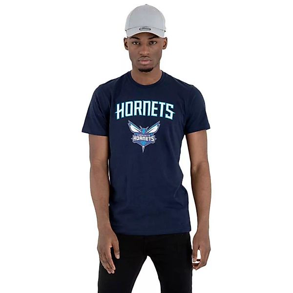 New Era Team Logo Charlotte Hornets Kurzärmeliges T-shirt XL Blue günstig online kaufen