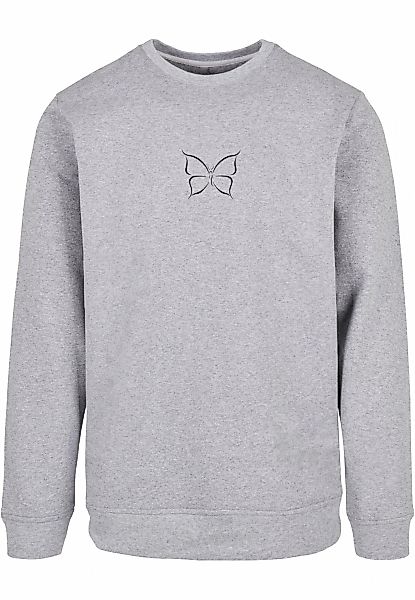 Merchcode Rundhalspullover "Merchcode Herren Butterfly Basic Crewneck" 1 St günstig online kaufen
