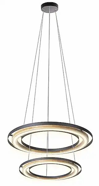 NOWA LED Pendelleuchte »RILAS« LED-Modul 1 Stk. Warmweiß Hängelampe schwarz günstig online kaufen