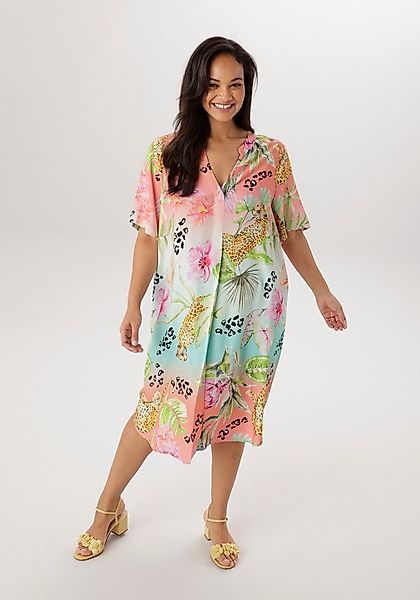 Aniston PLUS Blusenkleid mit farbenfroher Print - NEUE KOLLEKTION günstig online kaufen