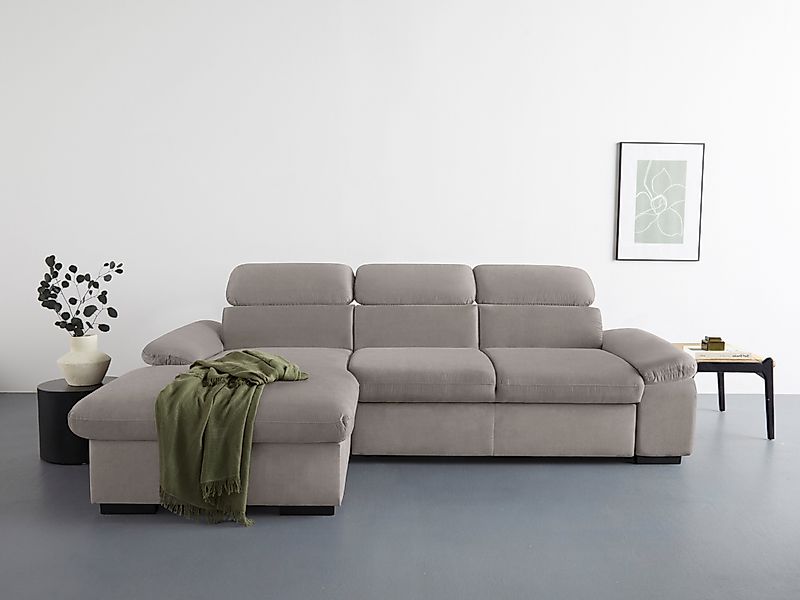 COTTA Ecksofa Lola L-Form mit Kopfteilfunktion günstig online kaufen