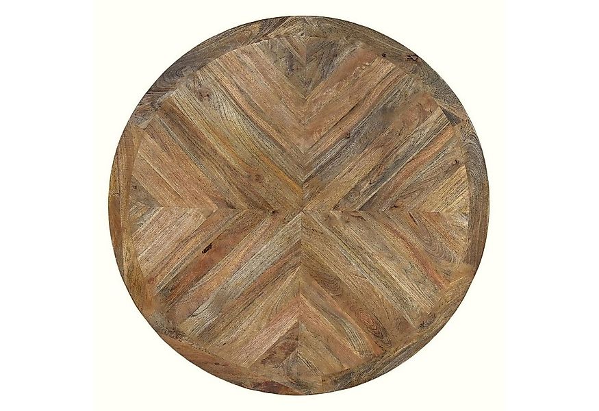 baario Esstisch Tischplatte CHATEAU 100cm, rustikal rund Esstisch massiv ed günstig online kaufen