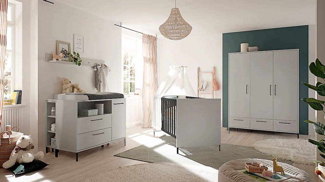 Mäusbacher Babybett, Metallfüße, Metallgriffe günstig online kaufen