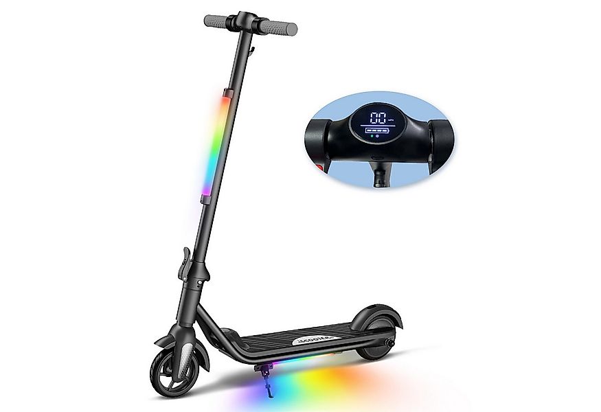 Fanttik Elektro-Kinderroller Kinder faltbarer E-Scooter mit LED-Beleuchtung günstig online kaufen