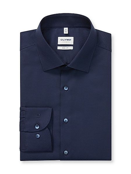 OLYMP Businesshemd Level 5 Body Fit, New York-Kentkragen, modisches Muster günstig online kaufen