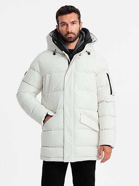 OMBRE Winterjacke Lange Outdoo Jacke für günstig online kaufen