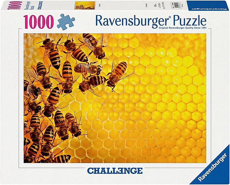Ravensburger Puzzle Challenge, Bienen, 1000 Puzzleteile, Made in Germany günstig online kaufen