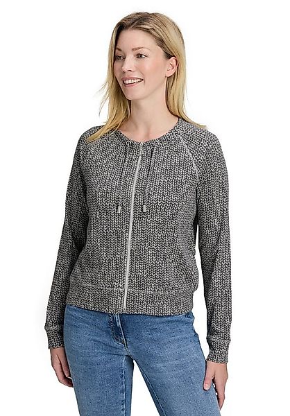 Betty Barclay Sweatjacke Damen mit Rippenstruktur günstig online kaufen