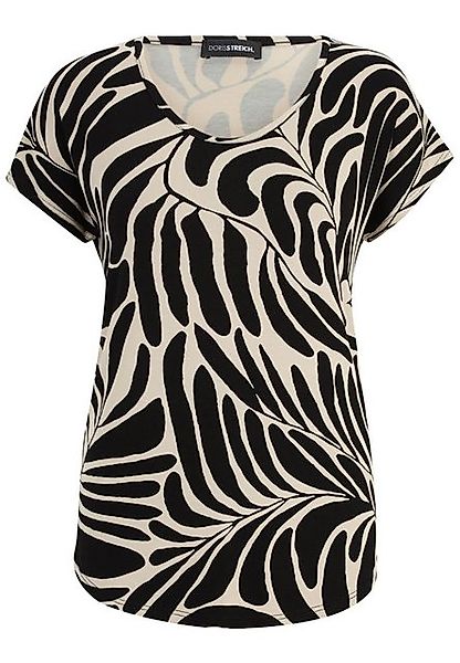 Doris Streich Kurzarmshirt (1-tlg) mit Blätter-Print günstig online kaufen